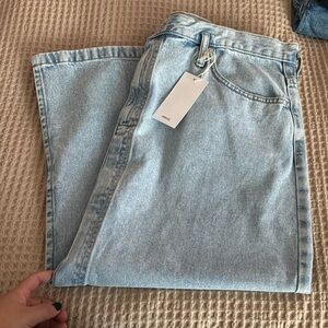 Mango midi Denim skirt